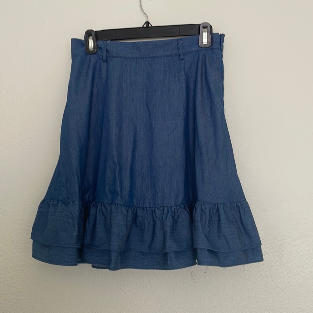 Modcloth ruffle cotton skirt